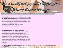 Tablet Screenshot of musikcenter-wyssen.ch